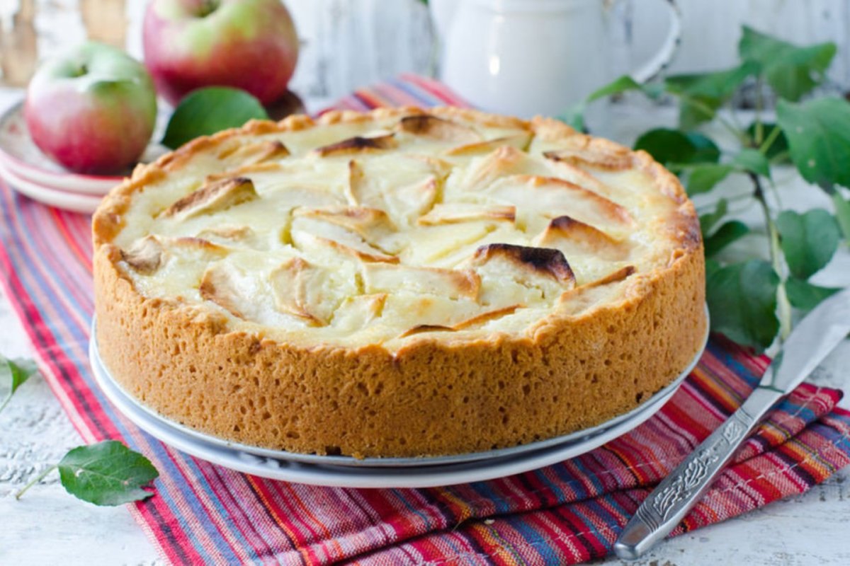 Цветаевский пирог с яблоками