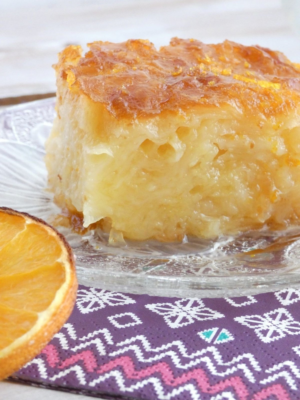 Постный апельсиновый пирог