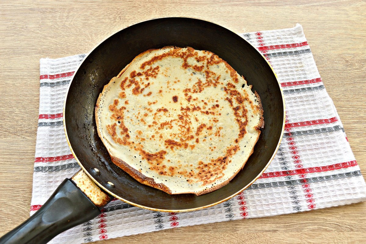 Блины с картофельным пюре