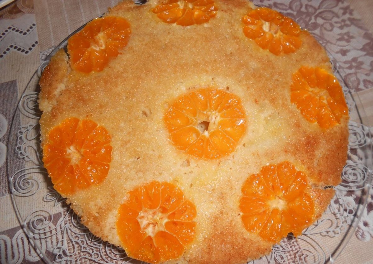 Мандариновый пирог