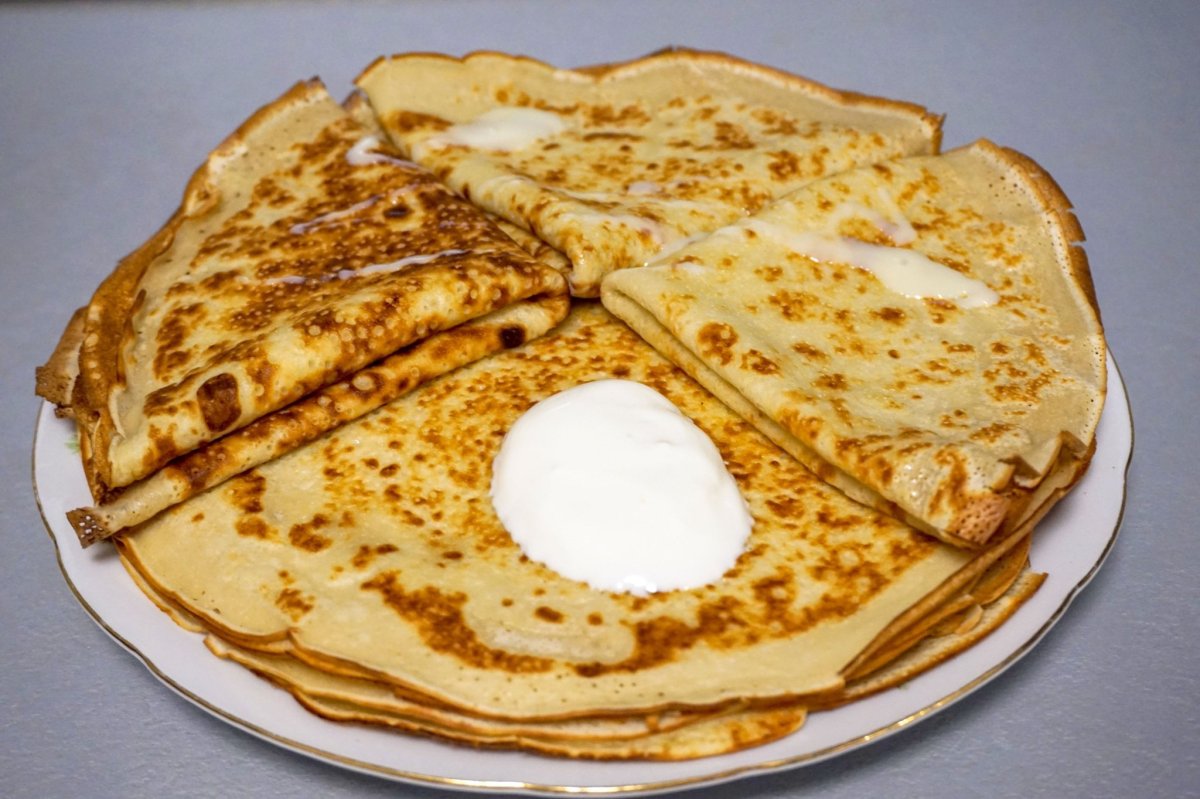 Блинчики с джемом
