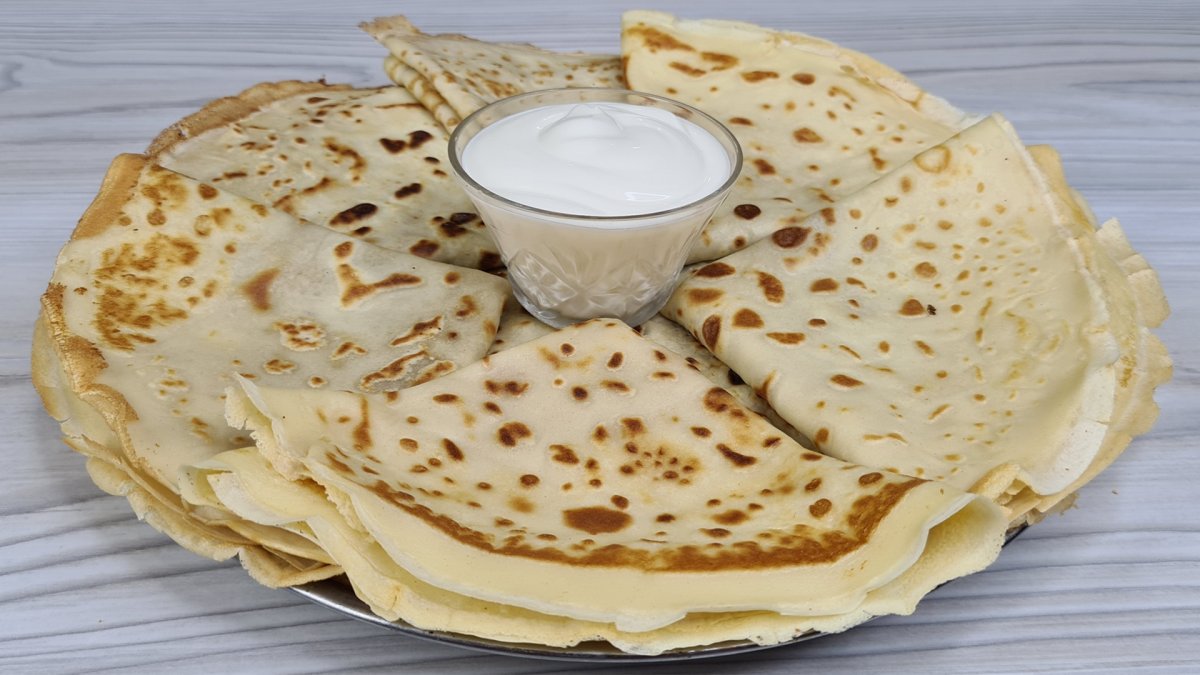 Блины ажурные тонкие