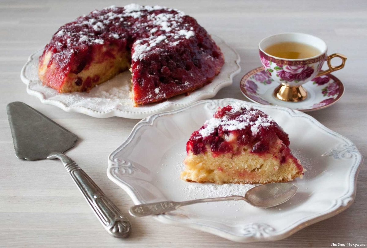 Клюквенный пирог