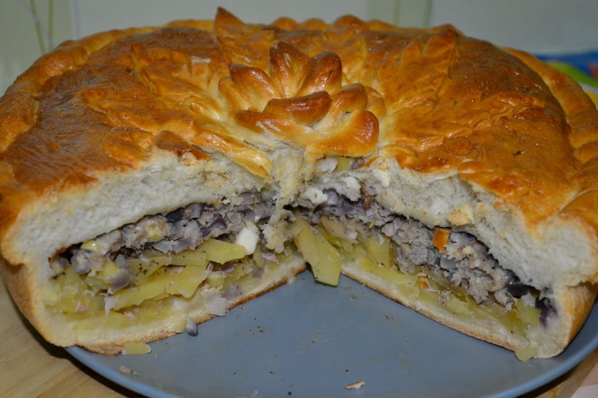 Кухня наизнанку заливной пирог с капустой