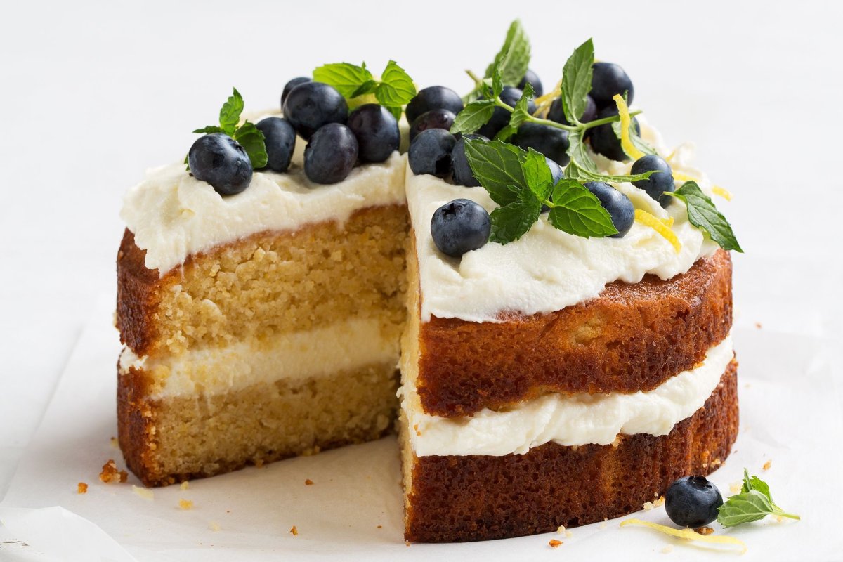 Cakes Pistachios and Lemon