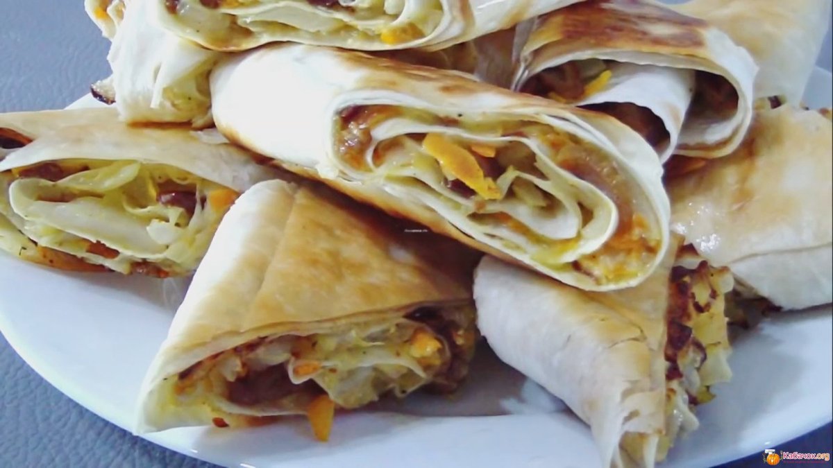 Блинчики с капустой