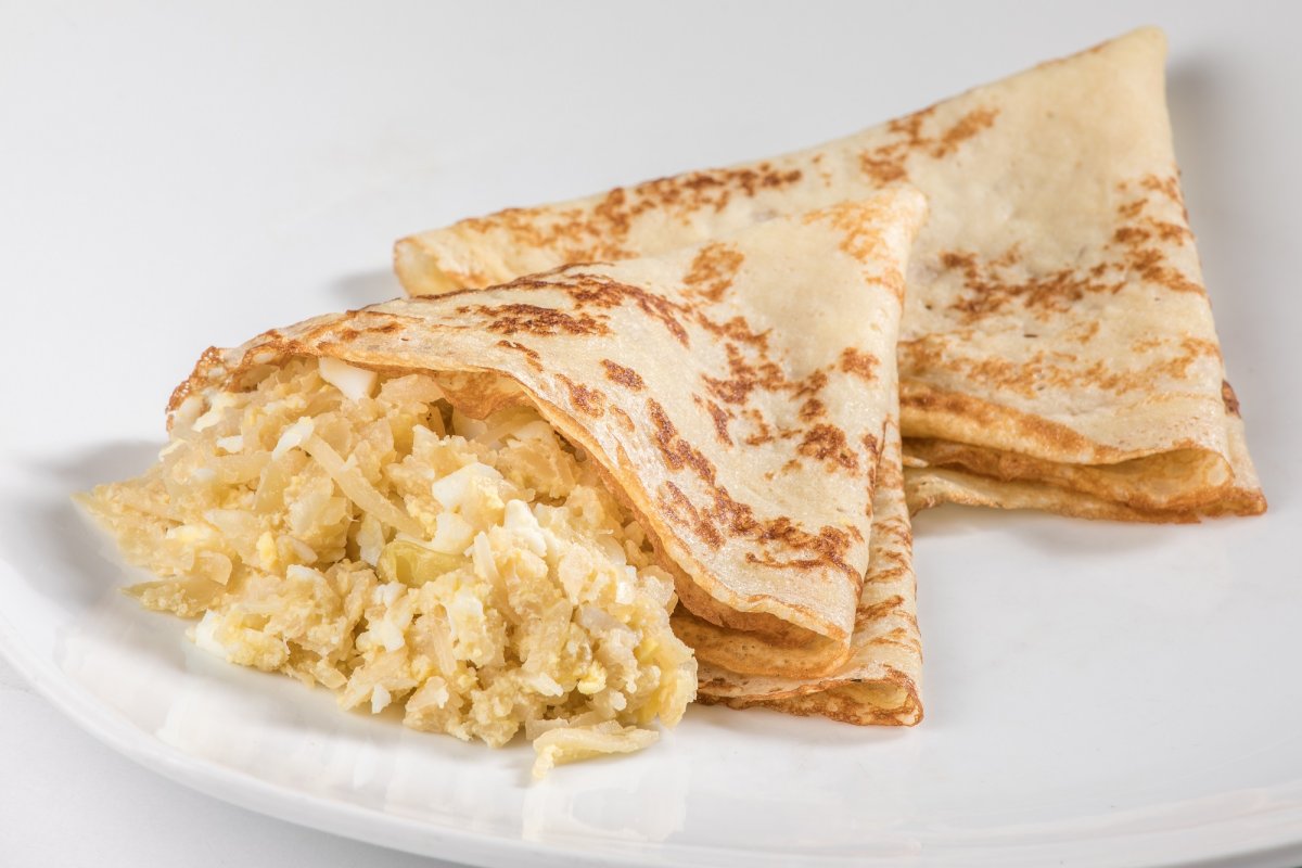 Блинчики с капустой