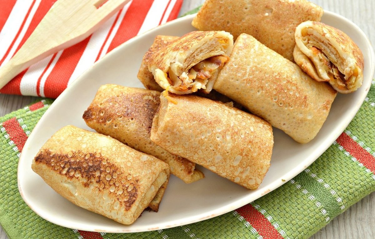 Масленица блины с начинкой