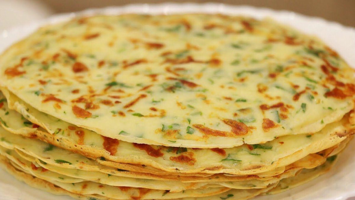 Блинчики с ананасом