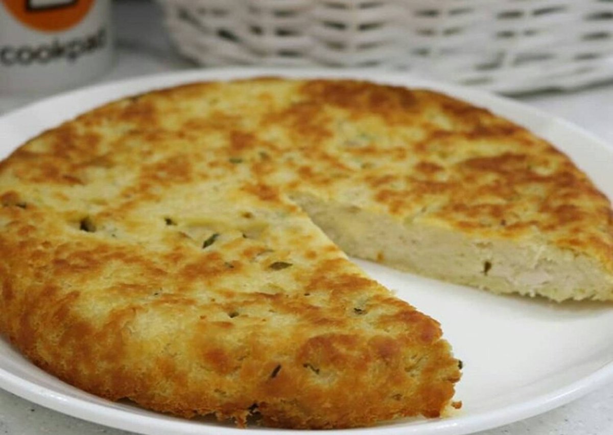 Сырный пирог на сковороде