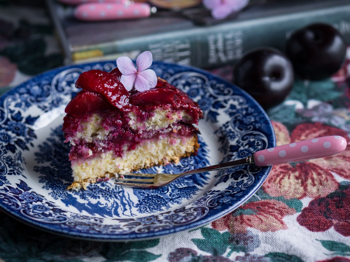 Сливовый пирог (Plum Crumble Cake) от Mishelle