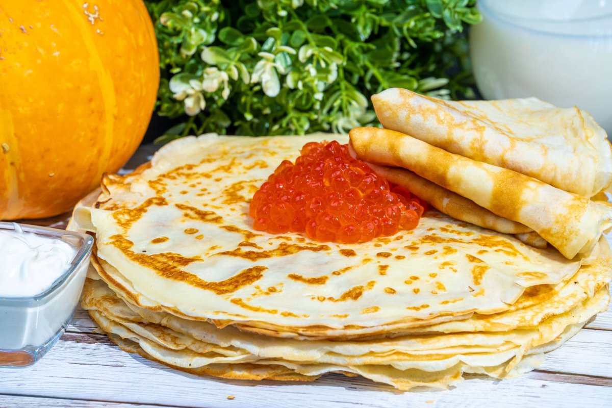 Блины на молоке