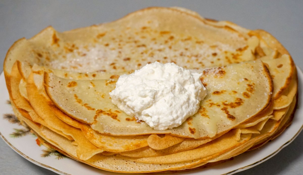 Блинчики со сгущенкой
