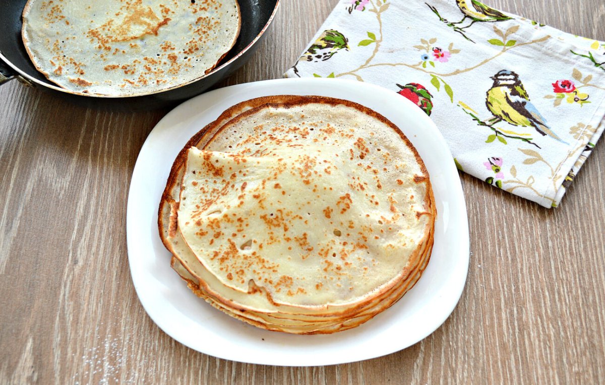 Блинчики со сгущенкой