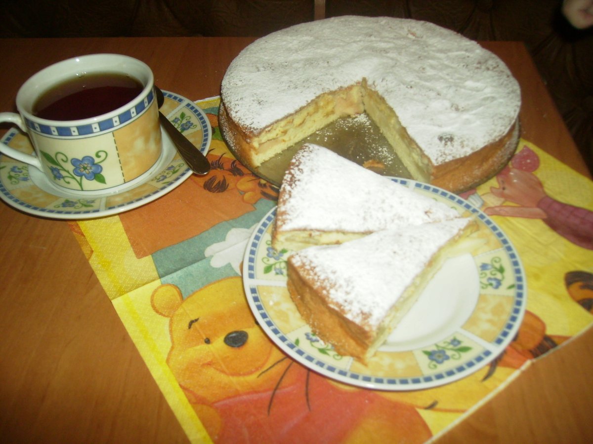 Яблочный тарт с меренгой