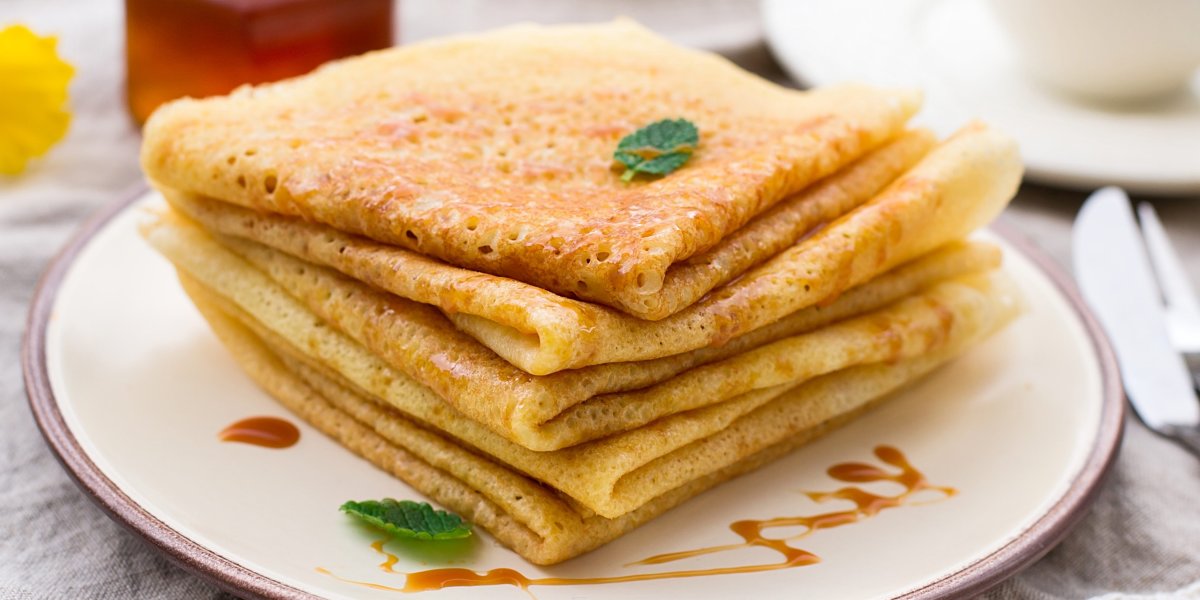 Блины со сгущенкой