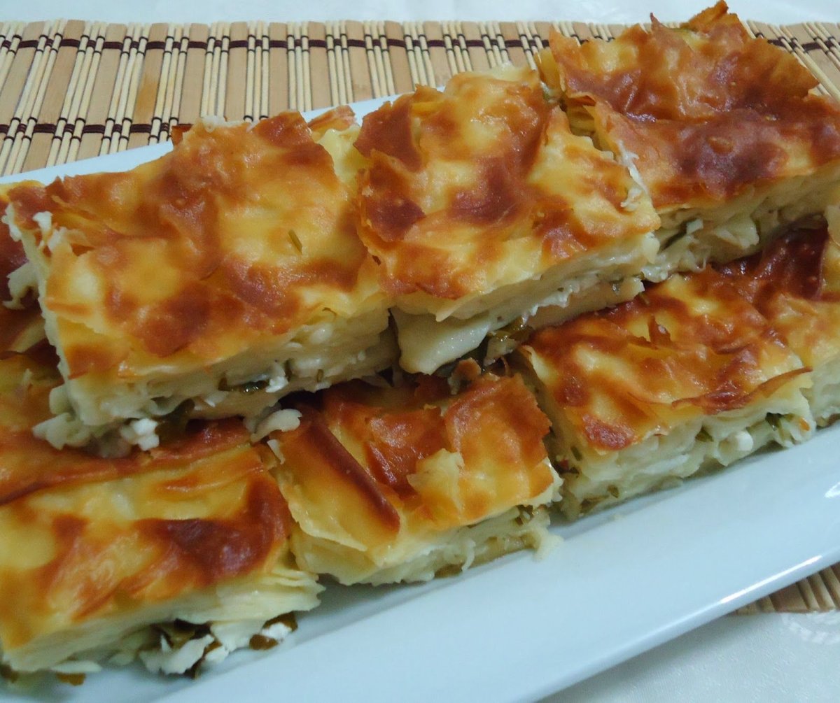 Турецкий пирог бёрек