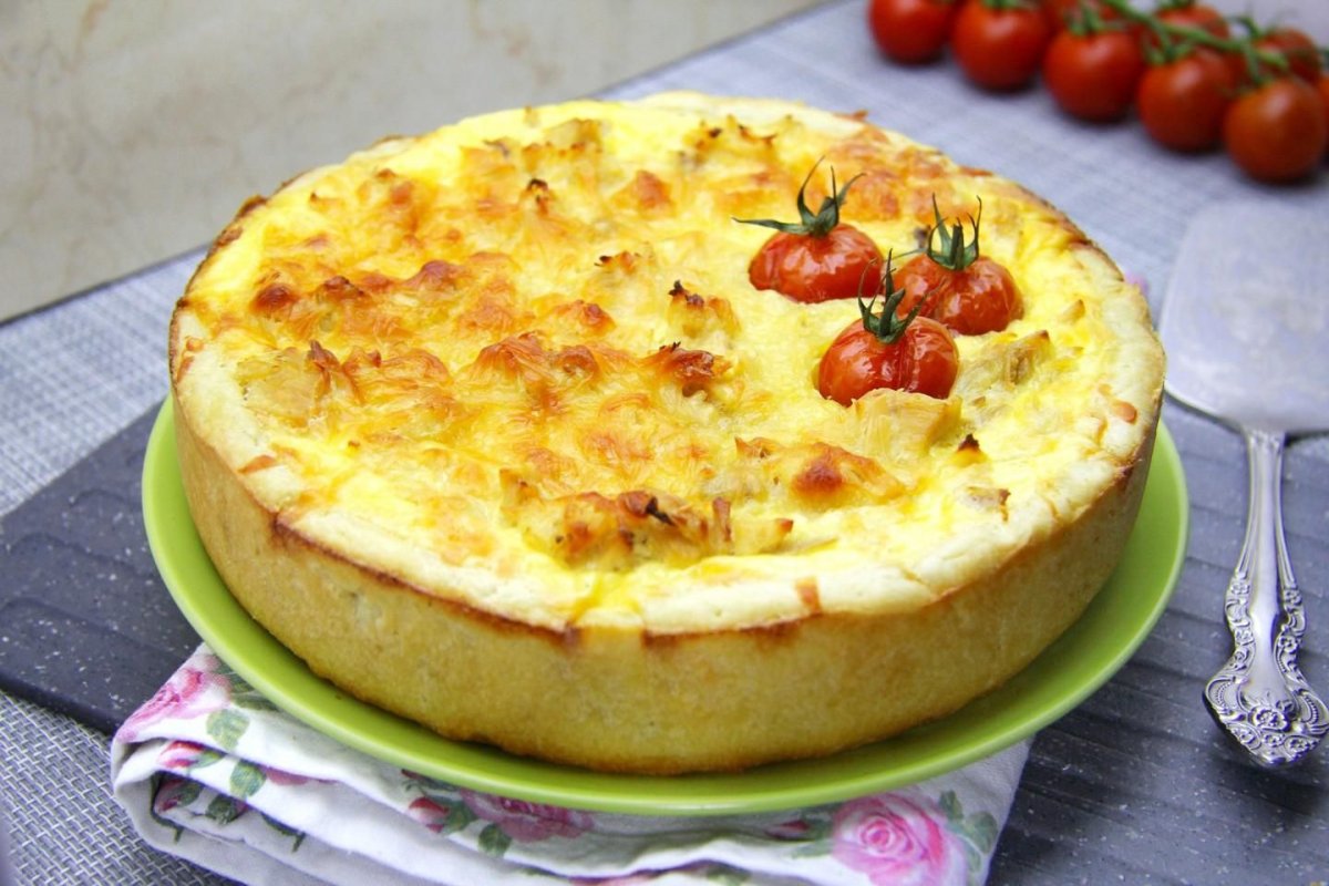 Французский луковый КИШ