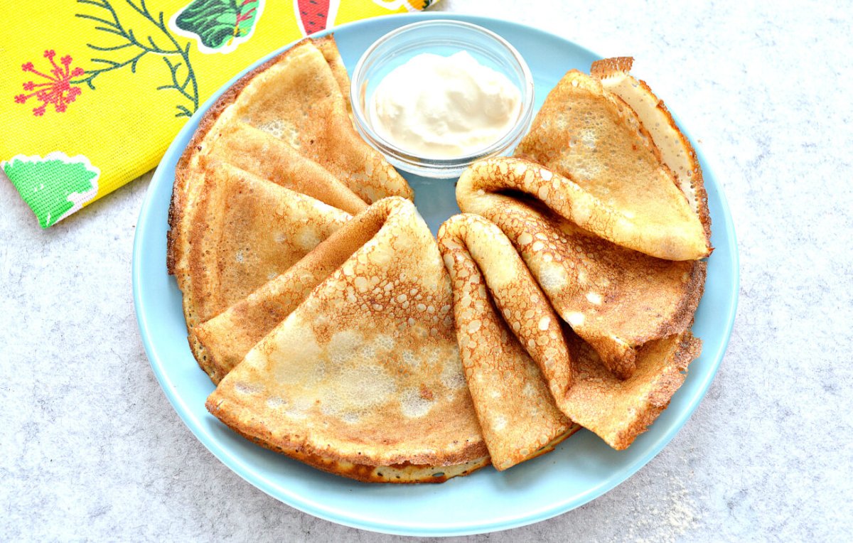 Кукурузные блины на кефире