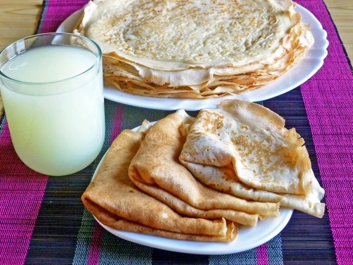 Блины на кефире