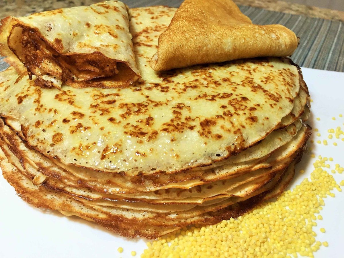 Мордовские пшённые блины