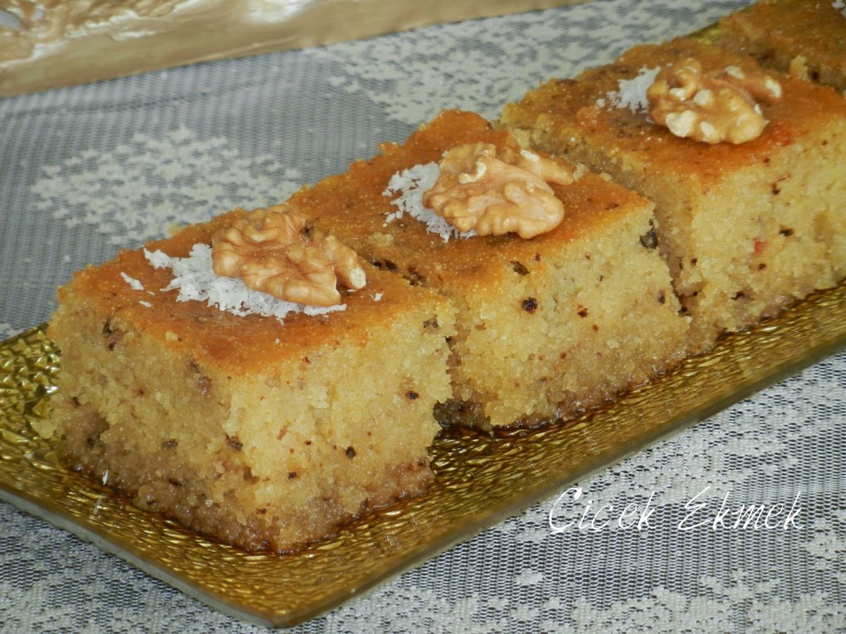 Греческий пирог с манкой