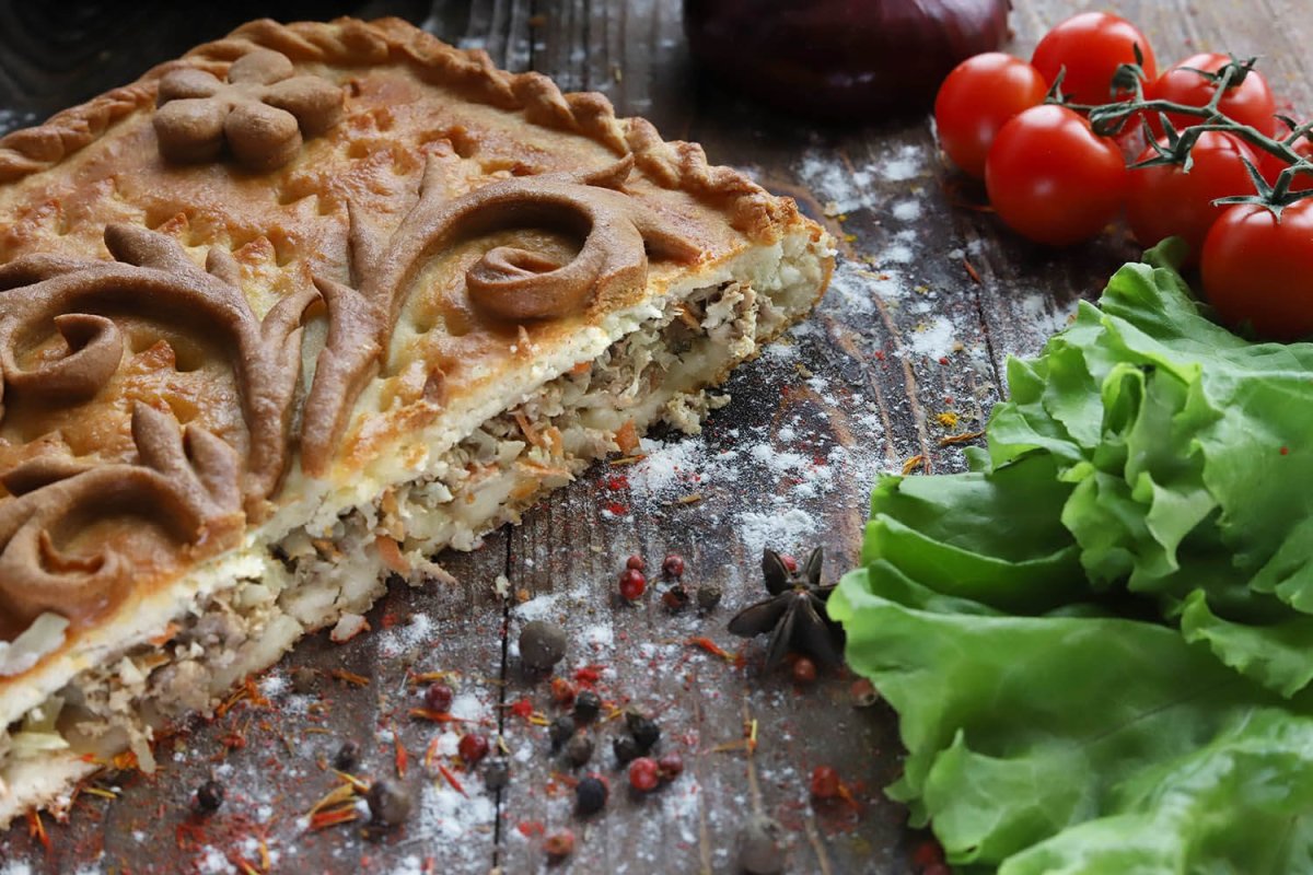 Красивые пироги с мясом