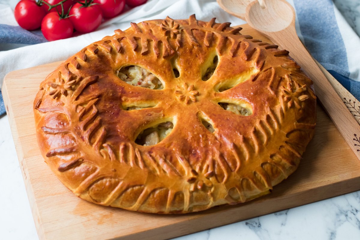 Украшения пирогов с картошкой