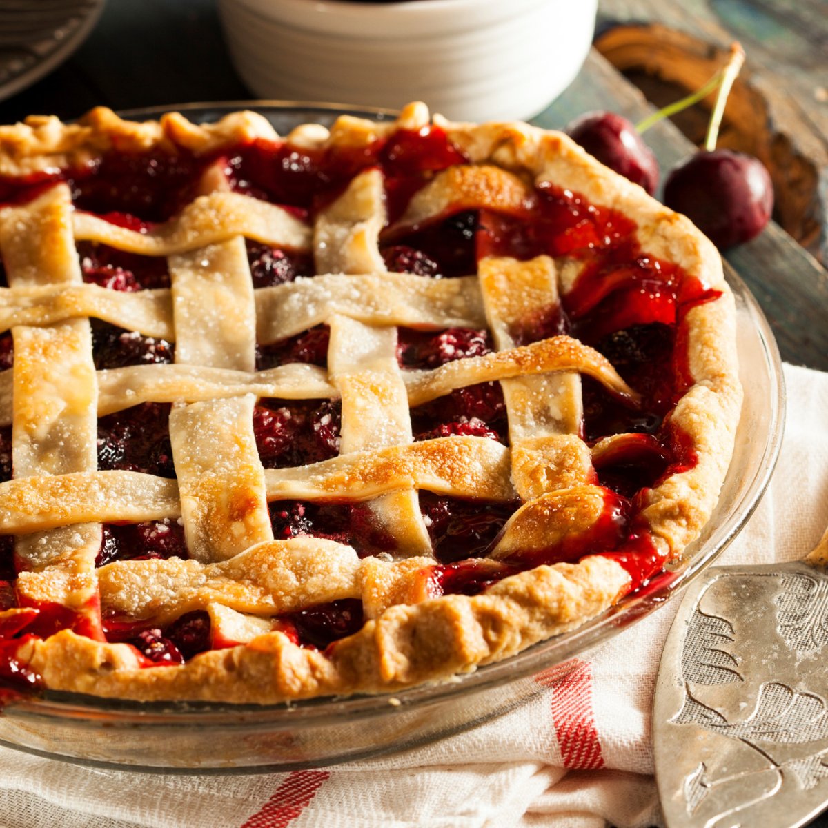 Cherries in the batter
