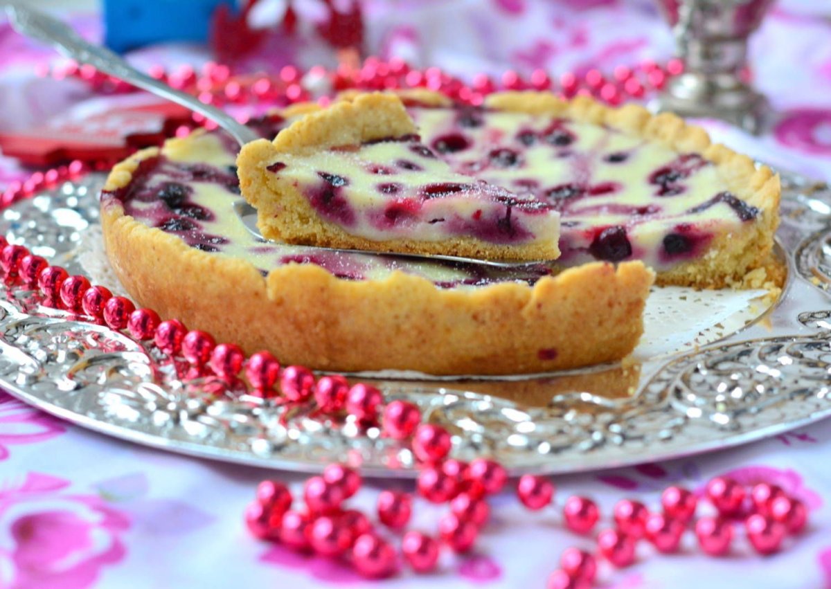 Пирог с калиной