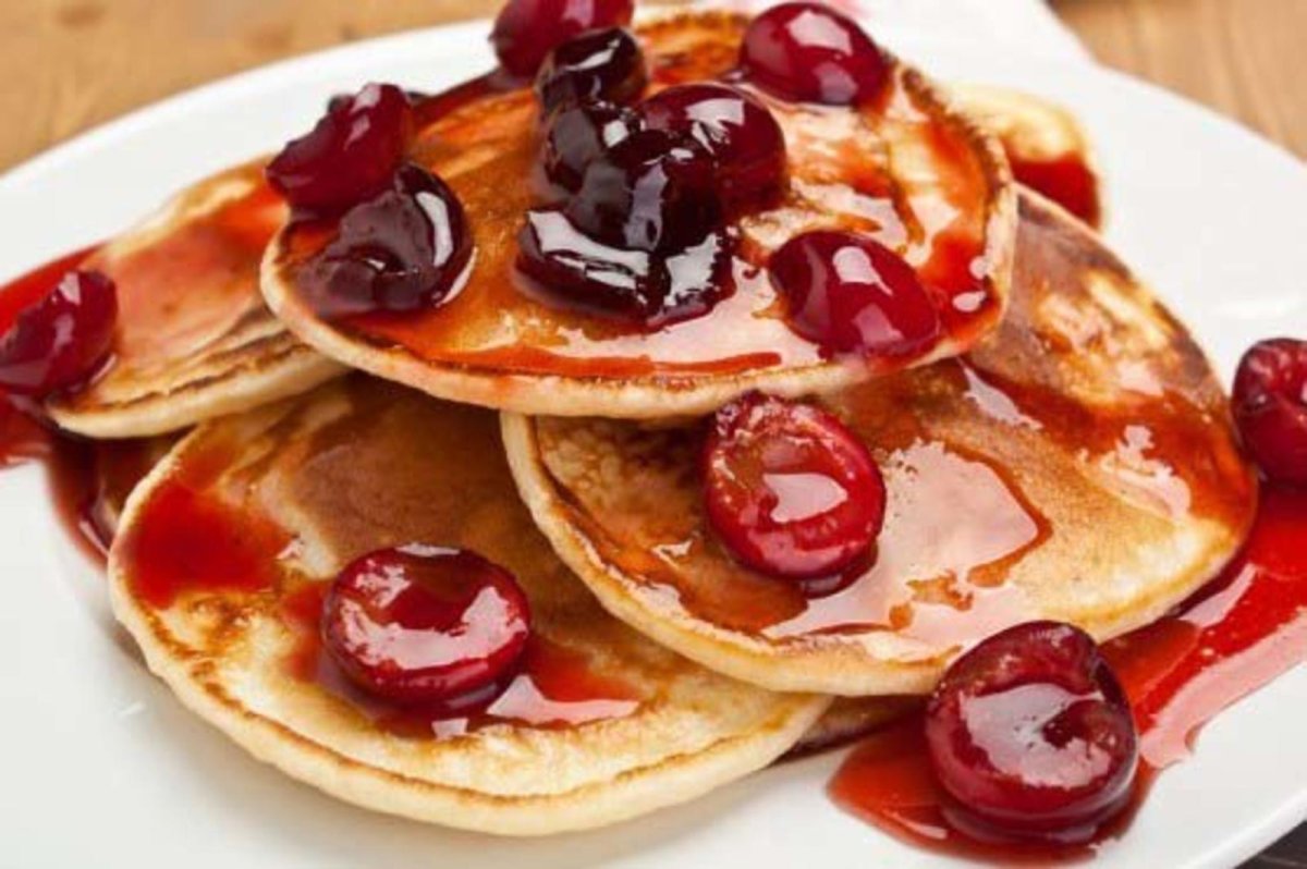 Оладушки с джемом