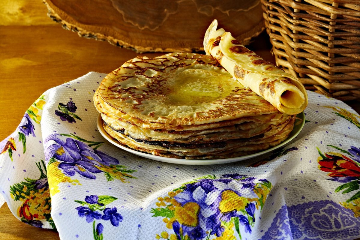 Блинчики с джемом