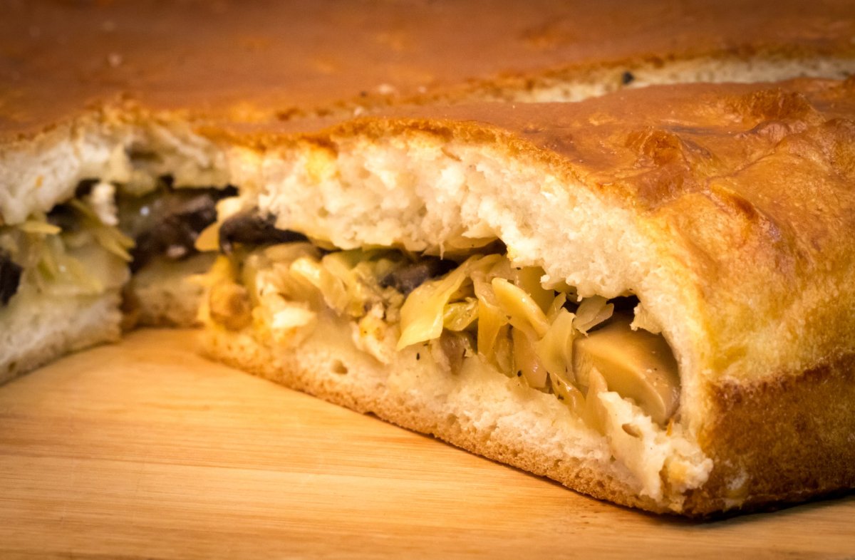 Красивые пирожки с капустой