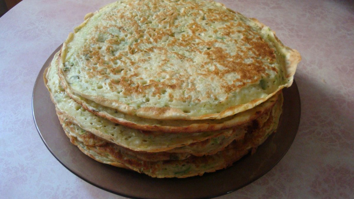 Блинчатый закусочный пирог
