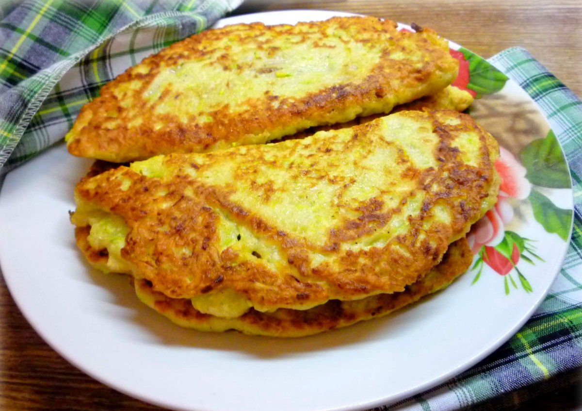 Кабачковые блинчики тонкие