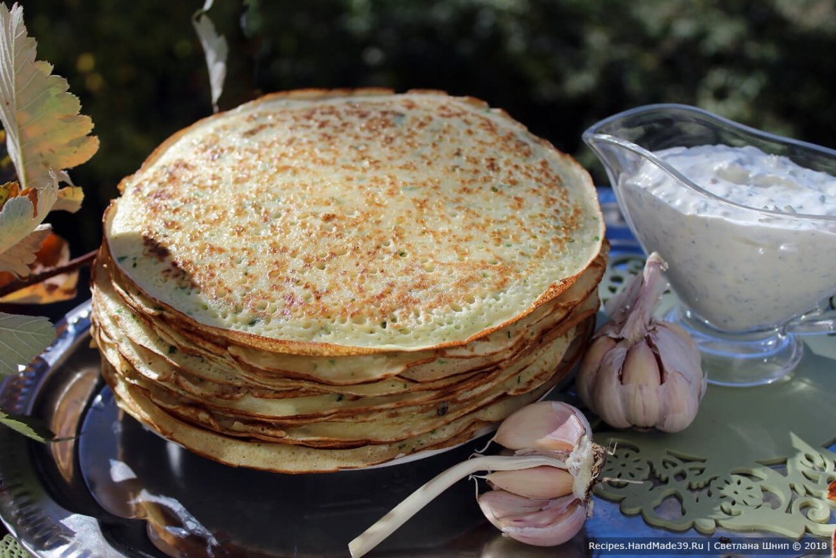 Кабачковые блины