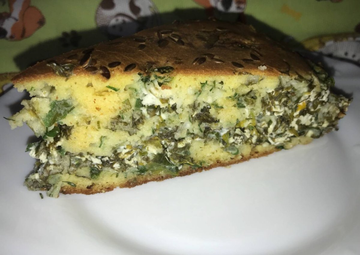 Пирог из зелени