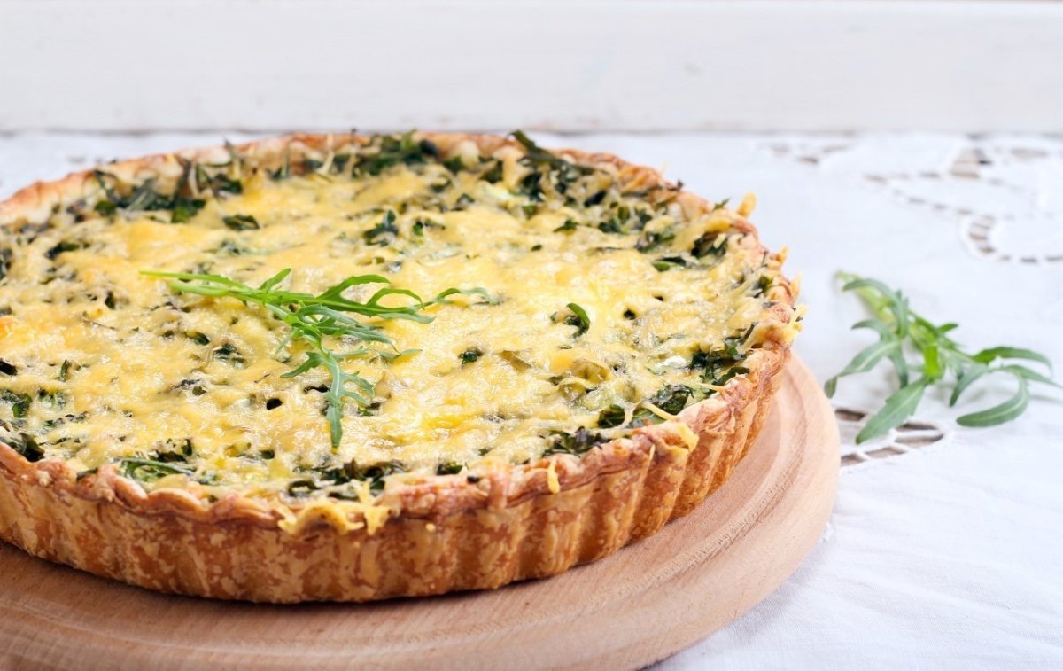 КИШ Лорен с яйцом и зеленым луком