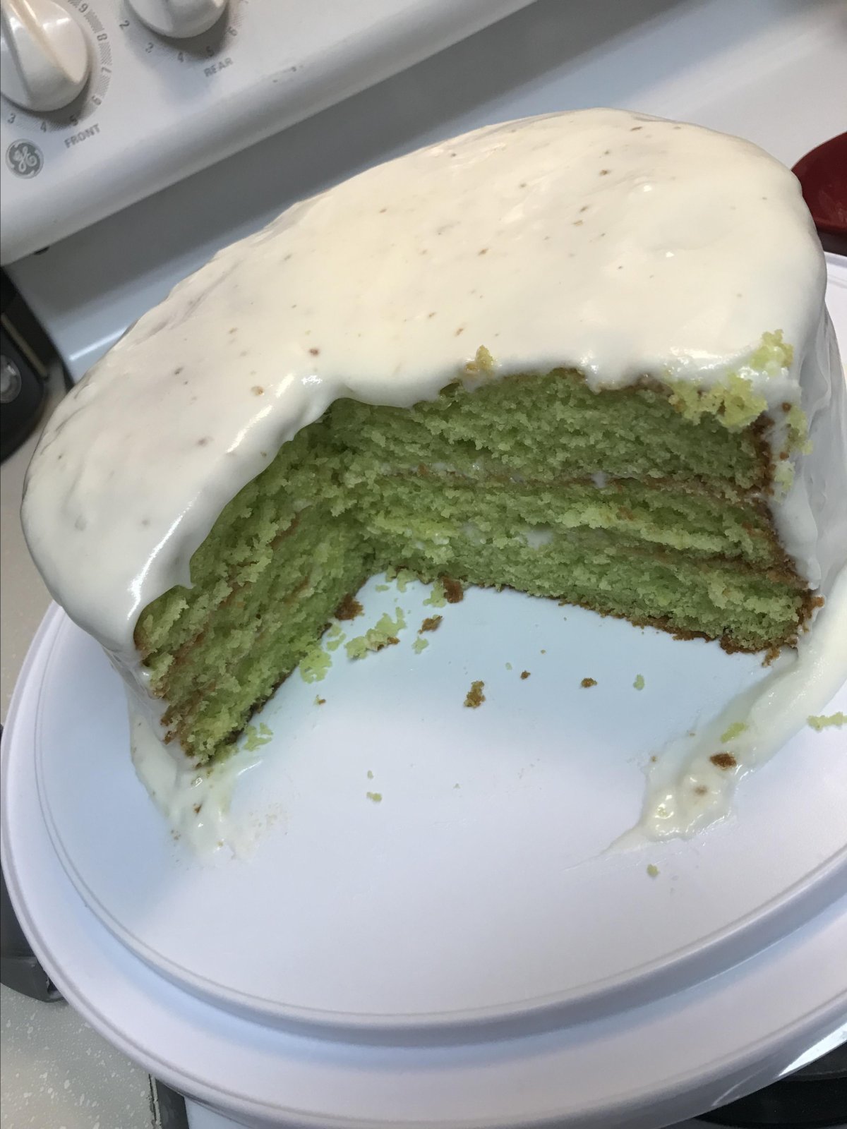 Пирог зеленый