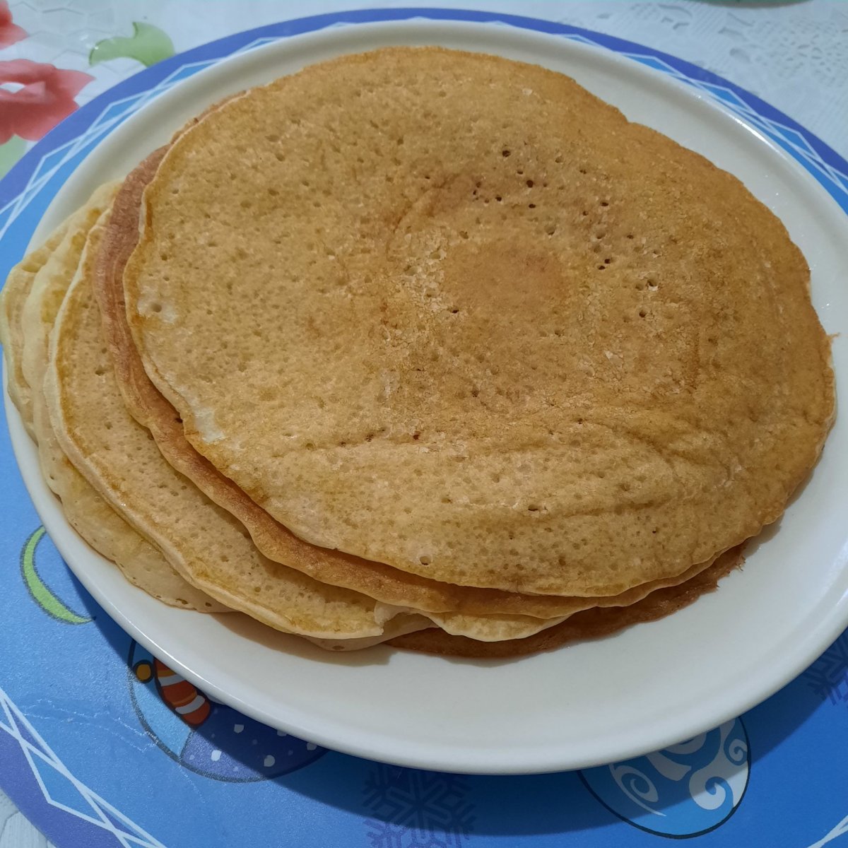 Блинчики на ряженке тонкие с дырочками