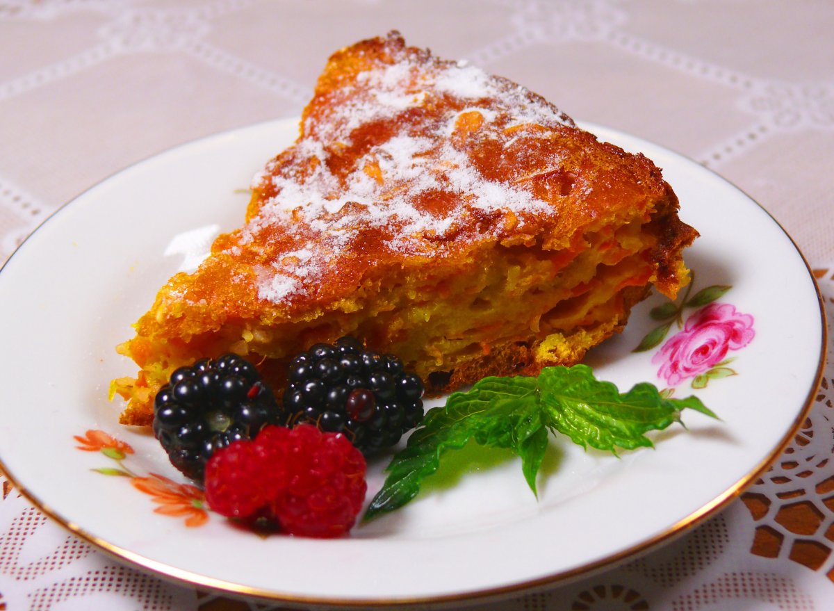 Морковный торт «орешник»