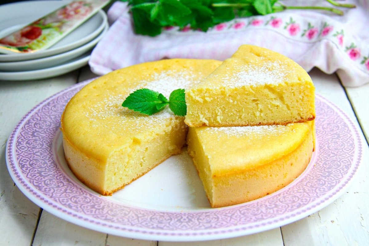 Лимонная шарлотка