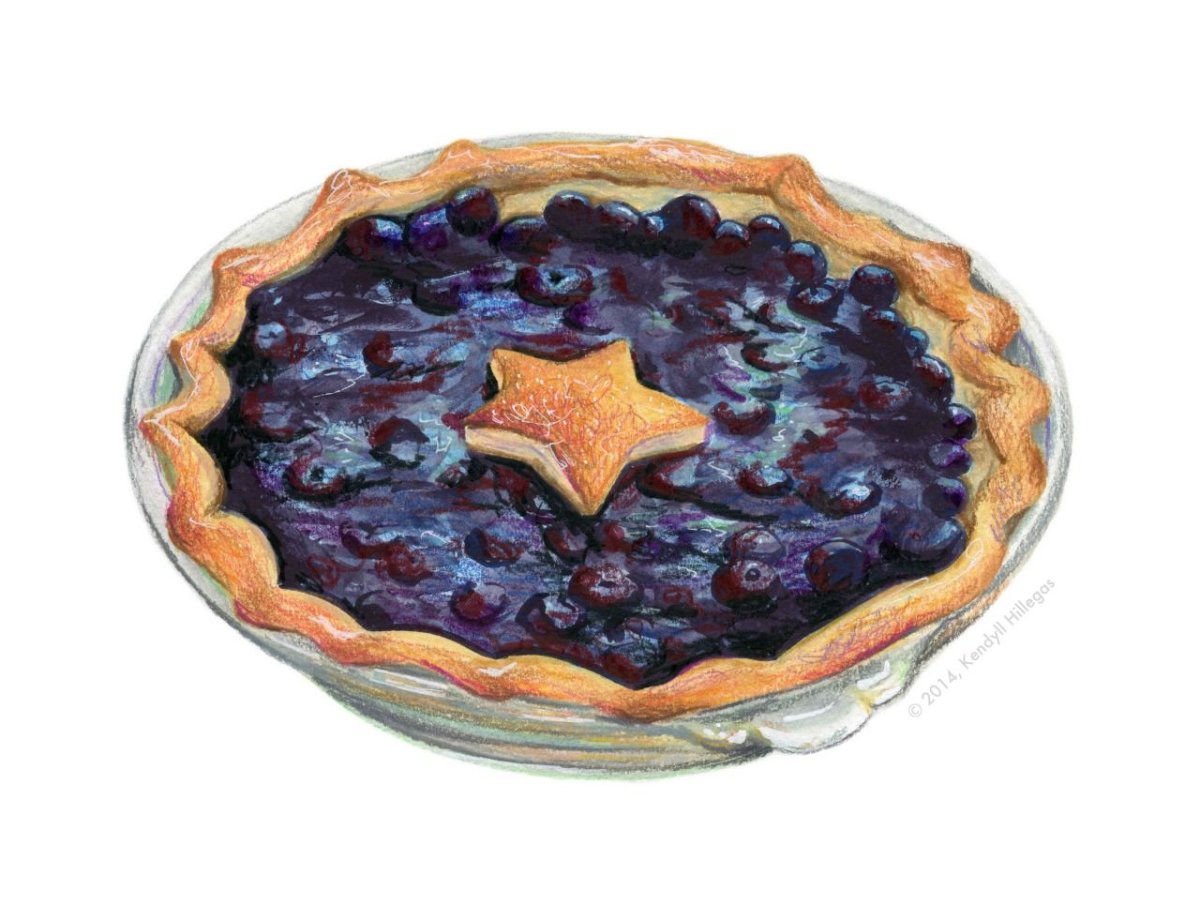 Маффины с черникой