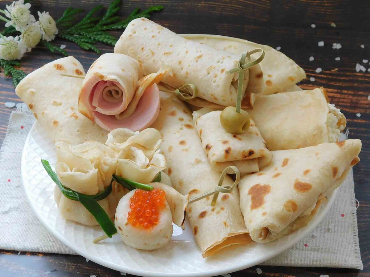 Блинчики с мясом