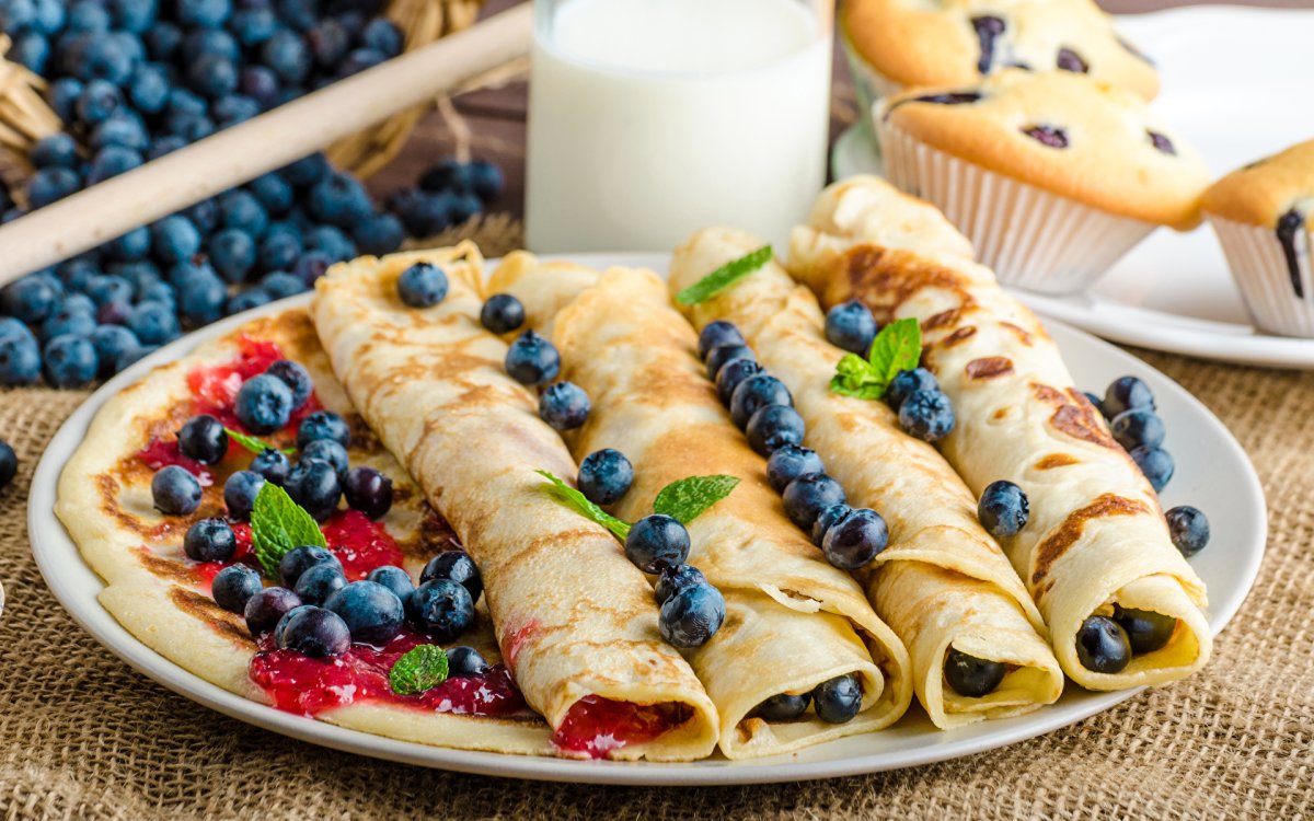 Блинчики с мясом