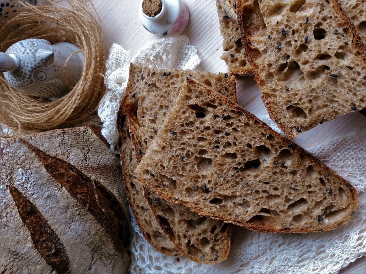 Чиабатта из цельнозерновой муки