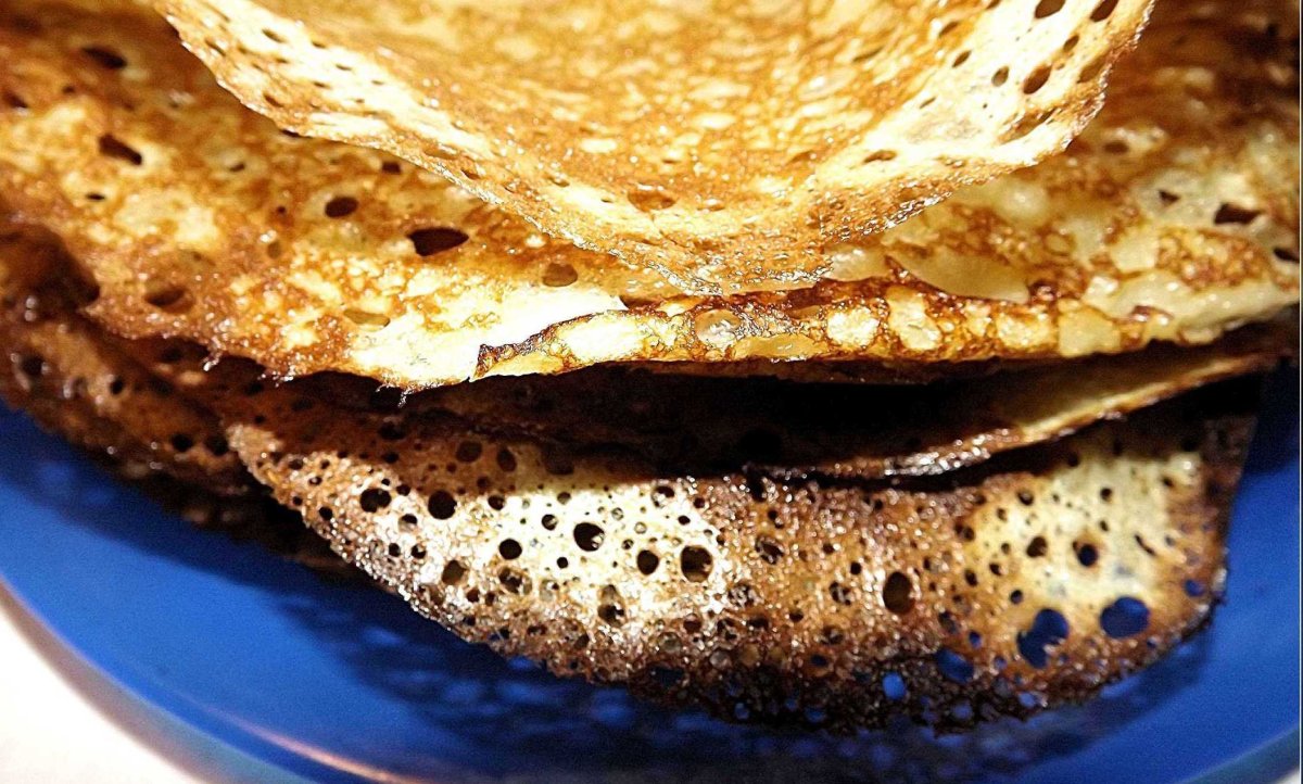 Блины с дырочками