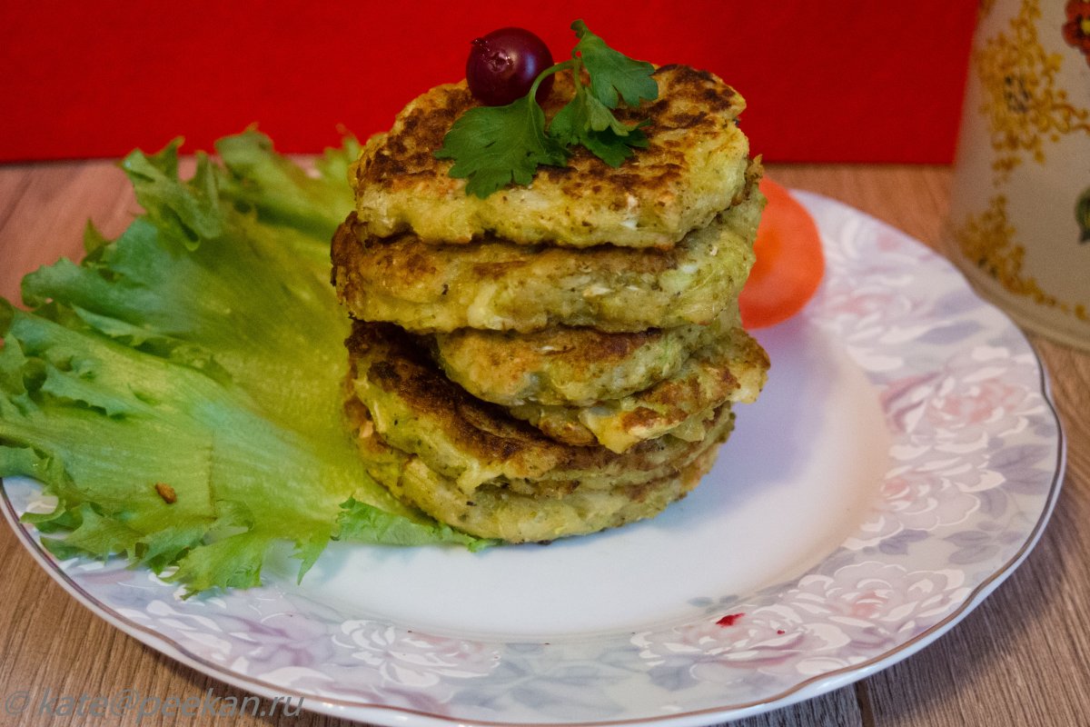 Кабачковые оладьи