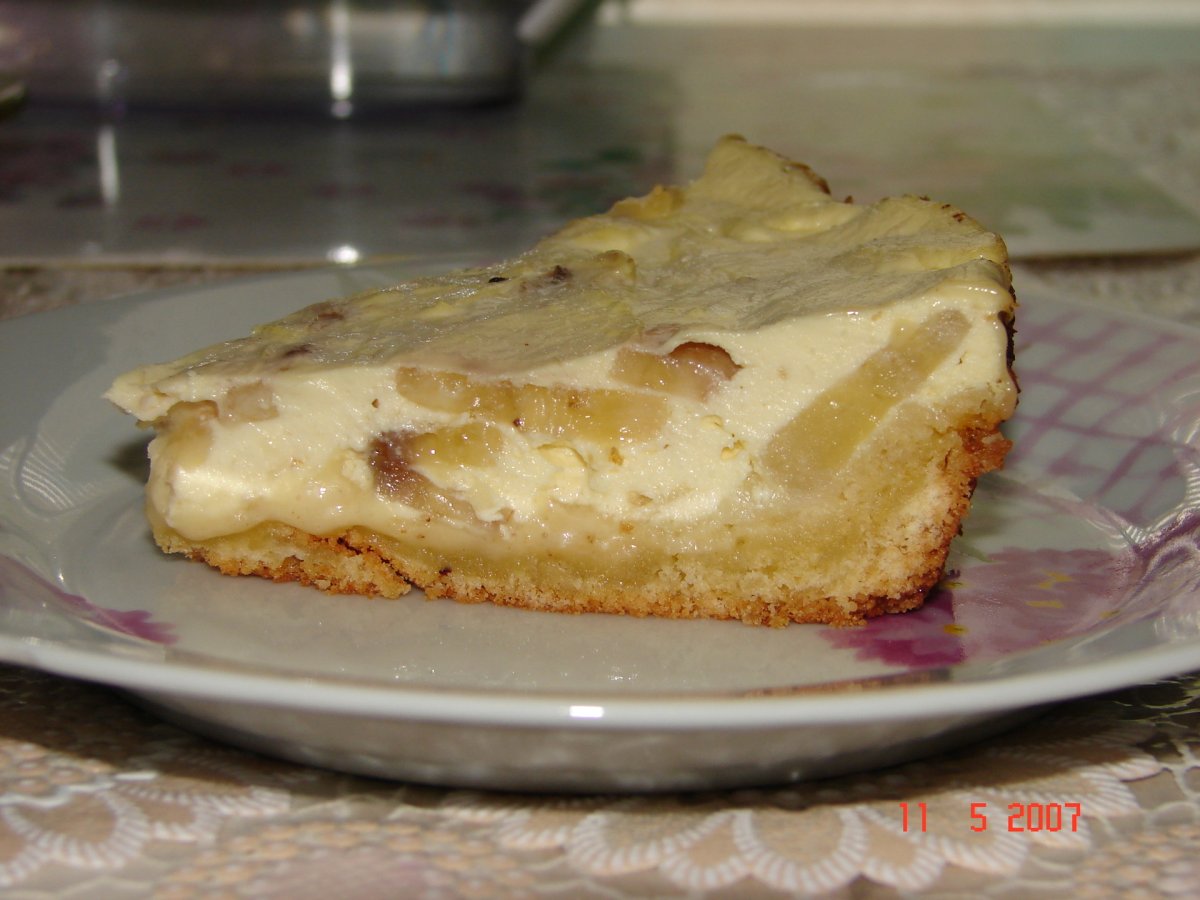 Торт с творогом и бананом