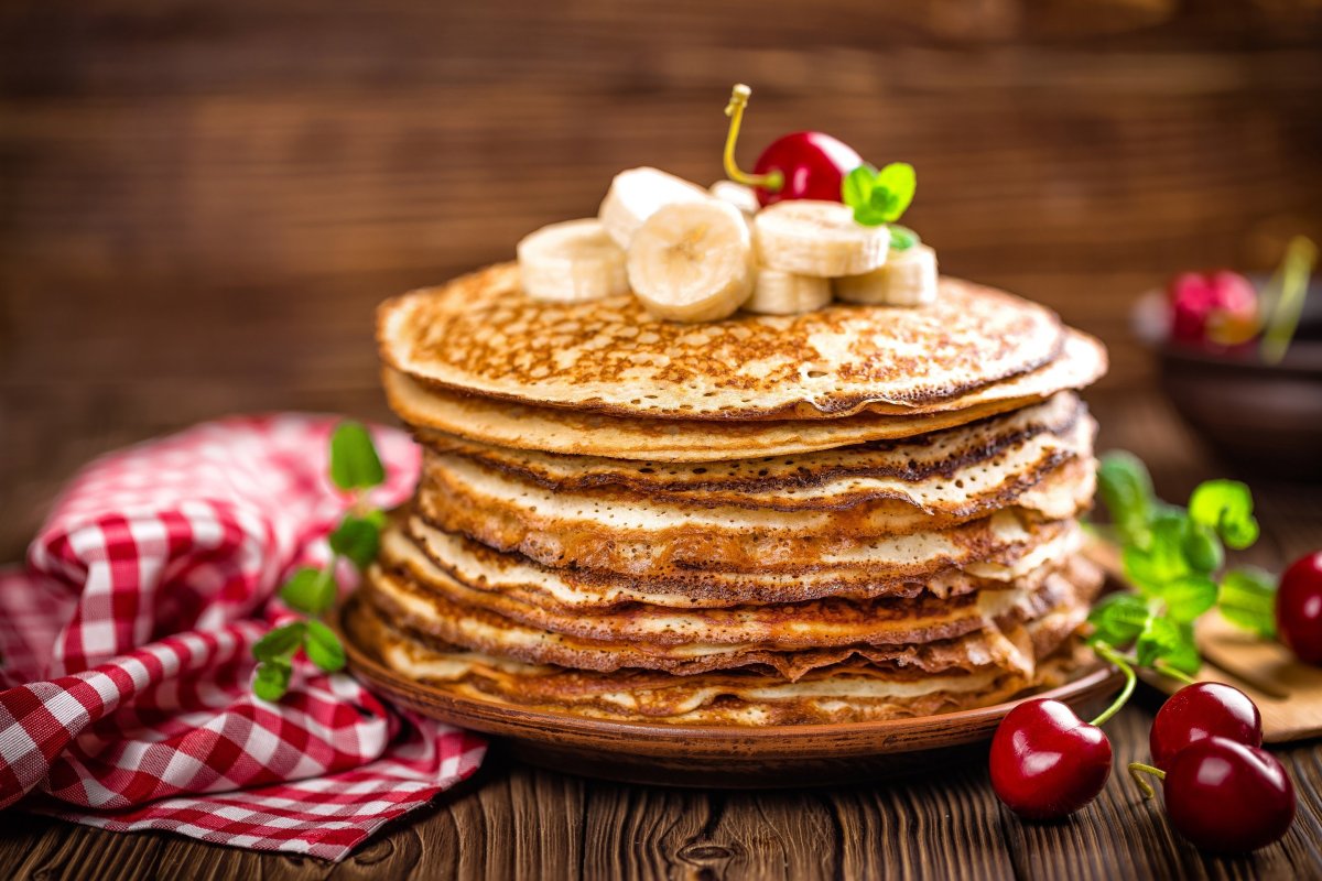 Блины с маслом